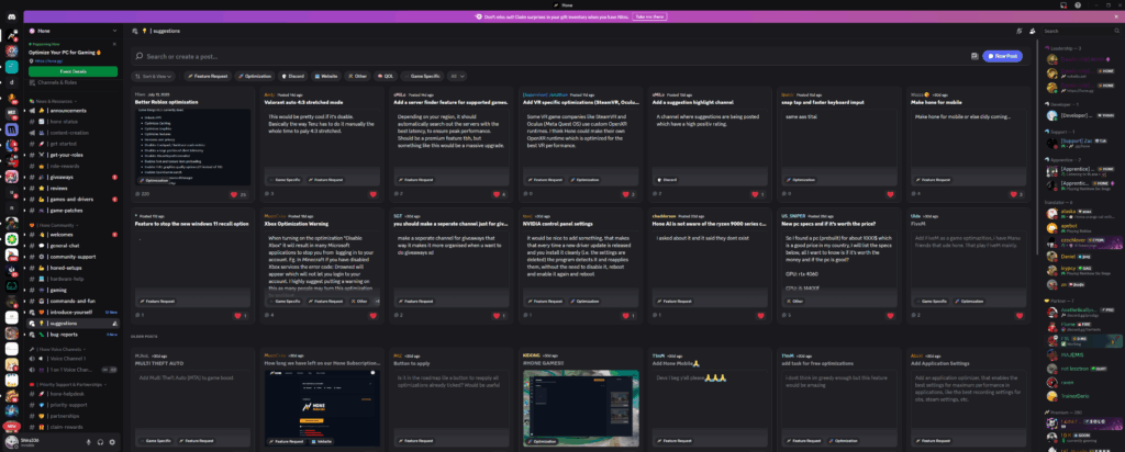 Discord settings for reducing lag