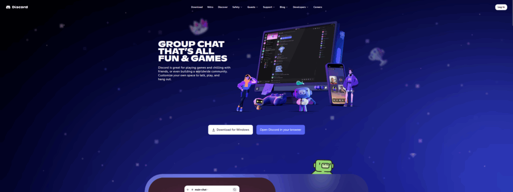 Discord Stable, PTB, and Canary build comparison