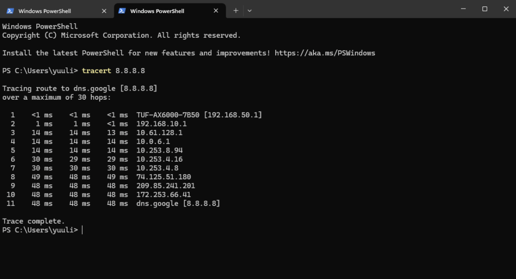 Tracert