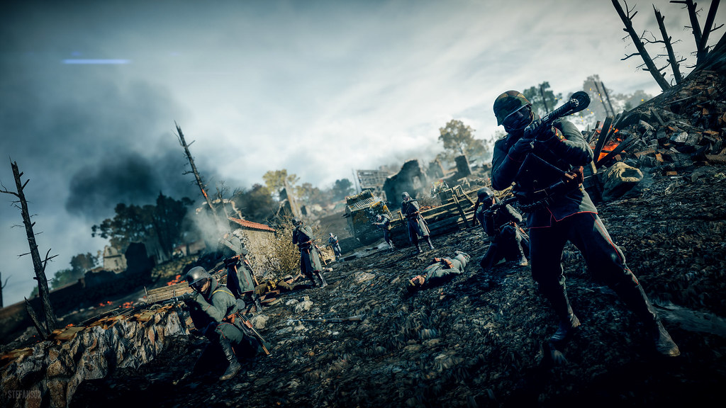Battlefield gameplay illustrating PC stuttering
