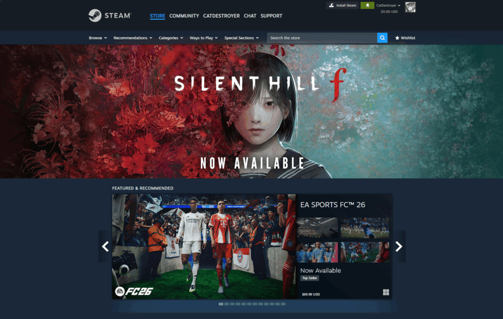 Checking Steam service status during download problems