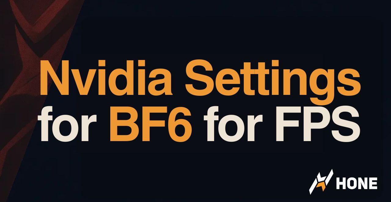 Best Nvidia Settings for BF6 for FPS