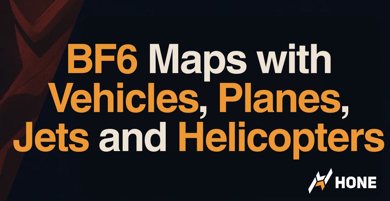 All BF6 Maps with Vehicles, Planes, Jets and Helicopters