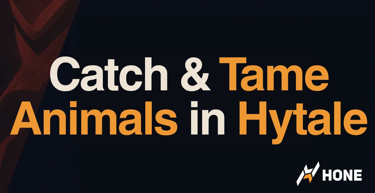 How to Catch & Tame Animals in Hytale: Lure Animals Guide