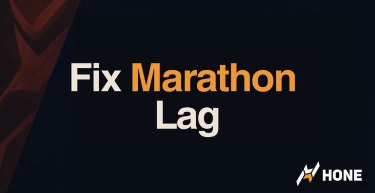 How to Fix Marathon Lag