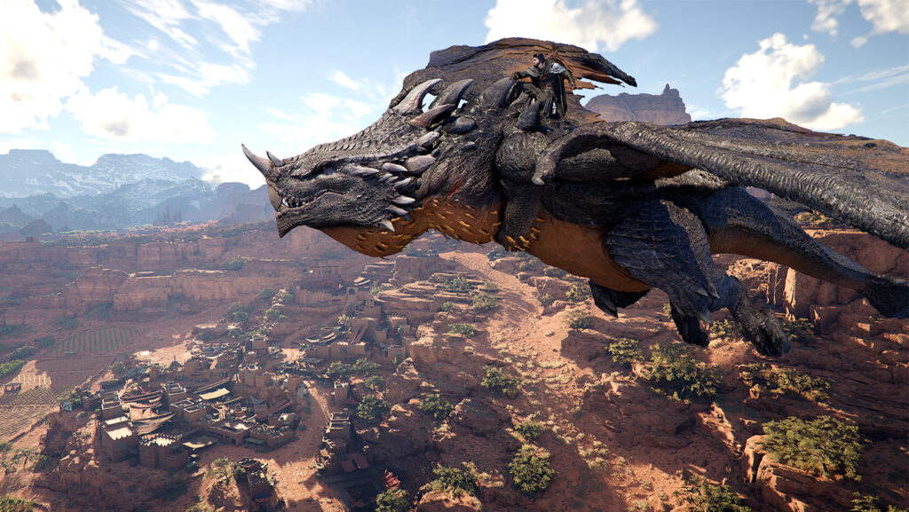 Crimson Desert Dragon